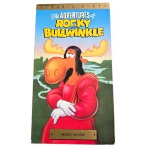 The Adventures of Rocky & Bullwinkle Mona Moose VHS 1991 Vintage Cartoon